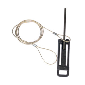 Abysstar Accesorios Porta-pescado de acero inoxidable con soporte para pincho