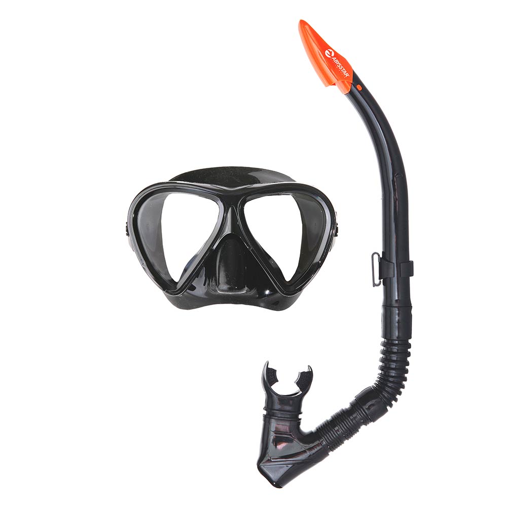 Abysstar Coral Black Máscara + Snorkel Set