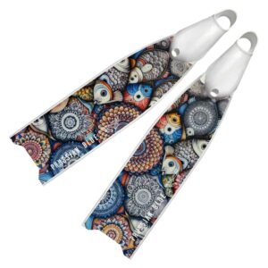 Prussian Blue Aletas Ocean Blooms