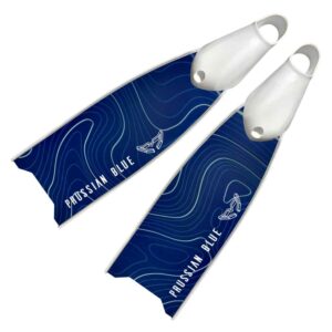 Prussian Blue Aletas Ocean Veins Cortas