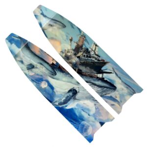 Prussian Blue Palas Soaring Whale Fleet