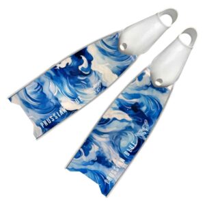 Prussian Blue Aletas Tidal Wave Cortas