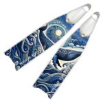 Prussian Blue Aletas Whale of The Moon