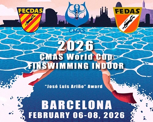CMAS Finswimming World Cup Barcelona Logo