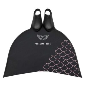 Prussian Blue Aletas Monoaleta Coral Kiss de Carbono