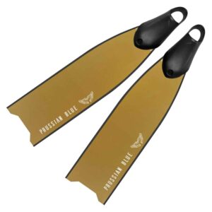 Prussian Blue Aletas Khaki Yellow de Fibra de Vidrio