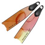 Prussian Blue Aletas Orange Flow de Fibra de Vidrio